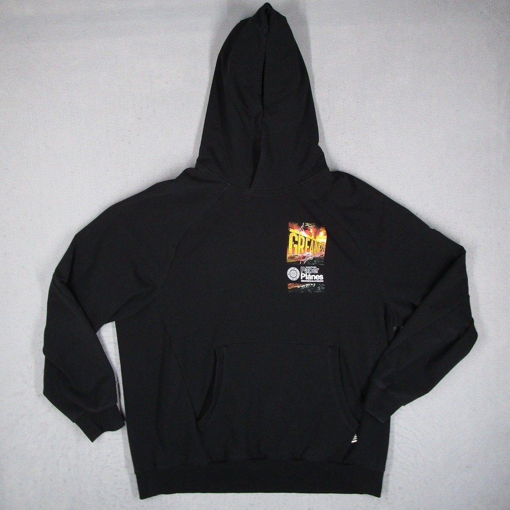 Paper Planes Mens Greatness Is A Process Graphic Hoodie Black 2XL Sweatshirt